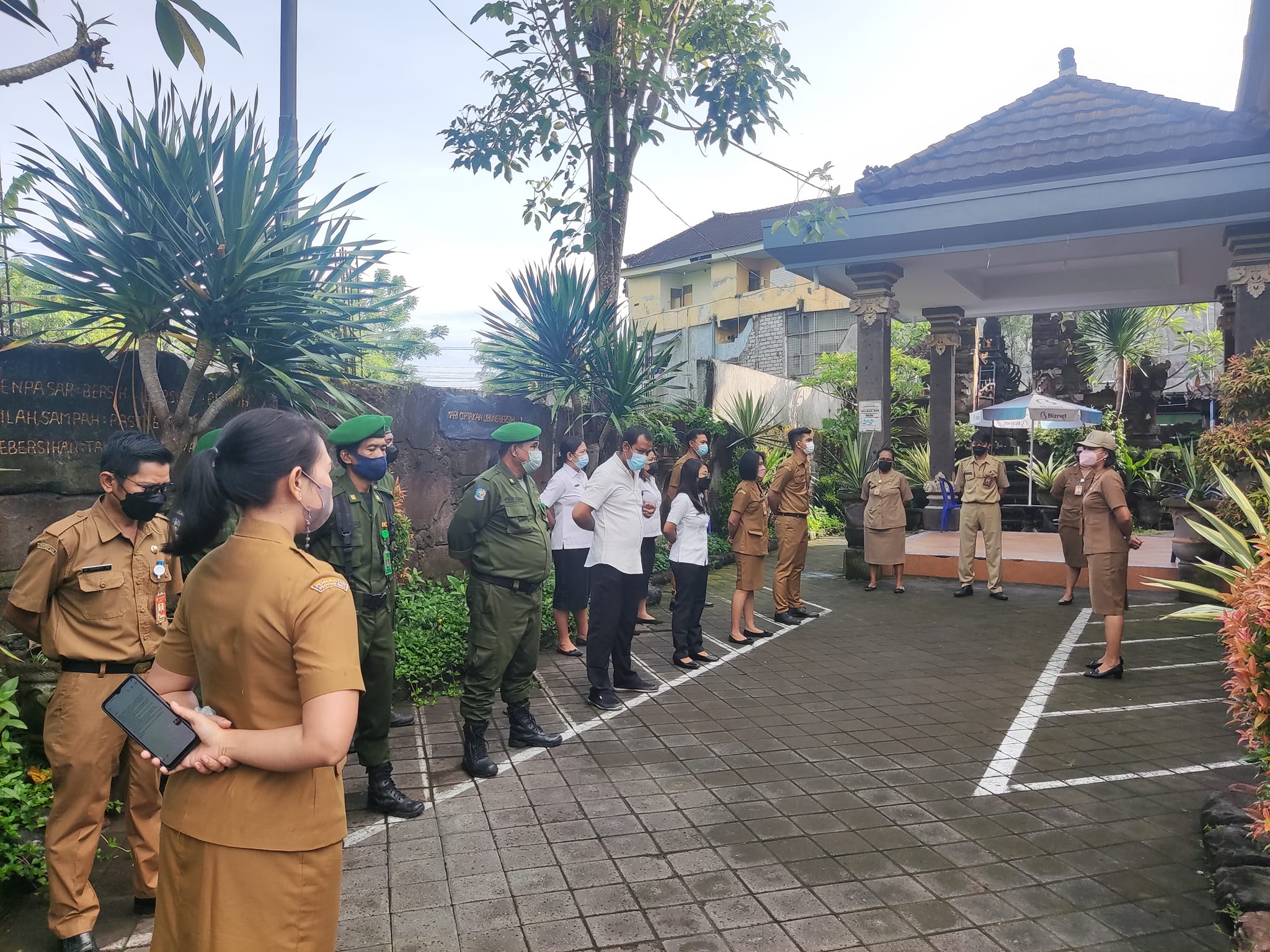 Apel Disiplin di Kelurahan Ubung