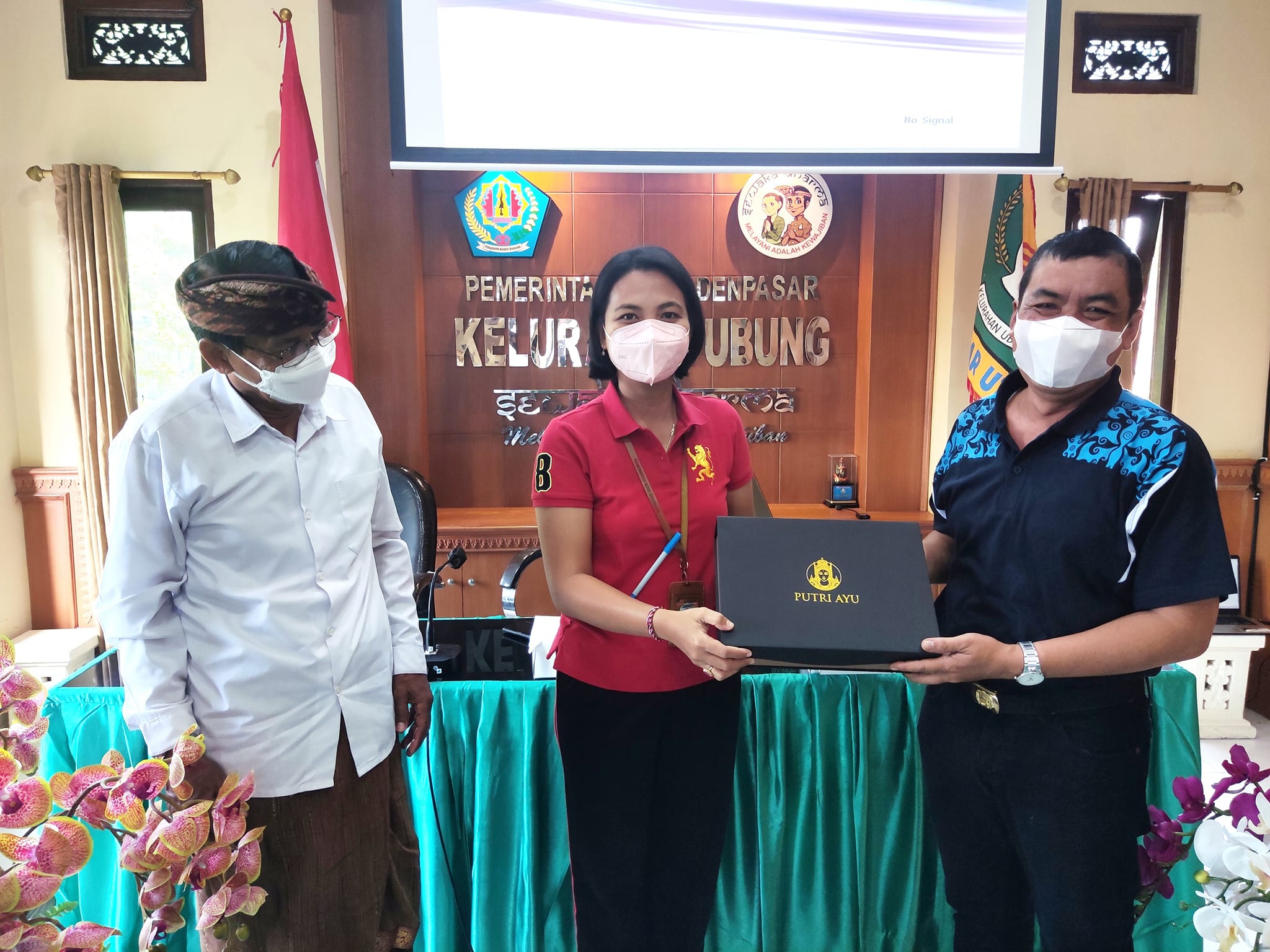 Acara pisah kenal Lurah Ubung