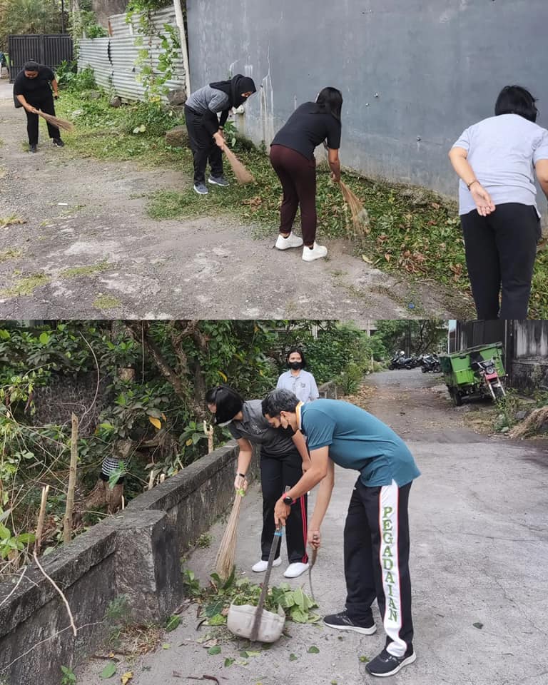 Giat Jumat Bersih Kelurahan Ubung