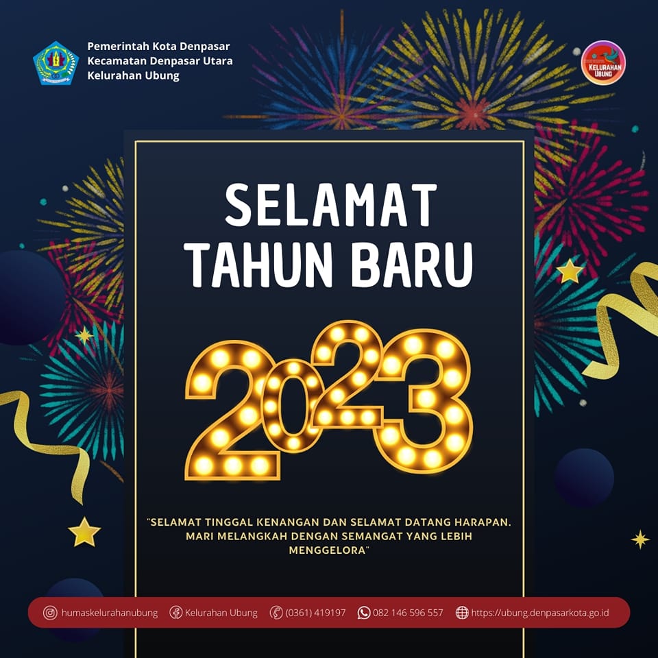 Selamat tahun baru 2023