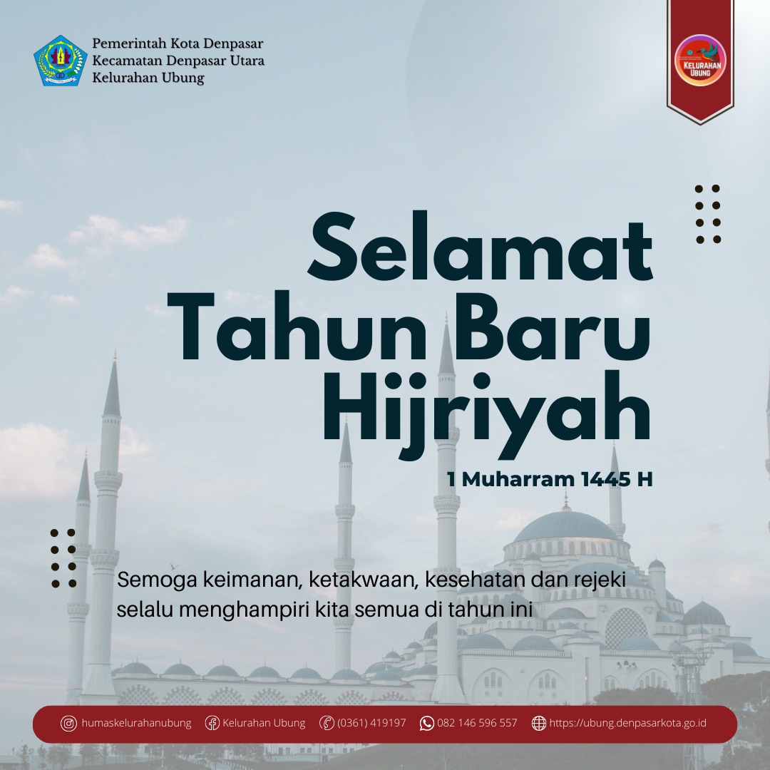 Selamat Tahun Baru Islam 1445 Hijriyah