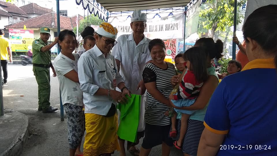 PASAR MURAH DI JALAN ANGSOKA KELURAHAN UBUNG
