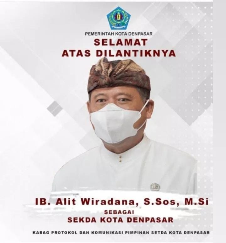 Pelantikan Sekda Kota Denpasar