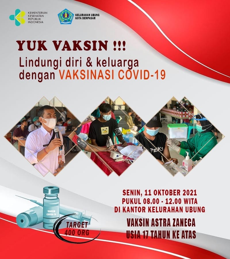 Vaksinasi Massal Covid-19 datang lagi!!