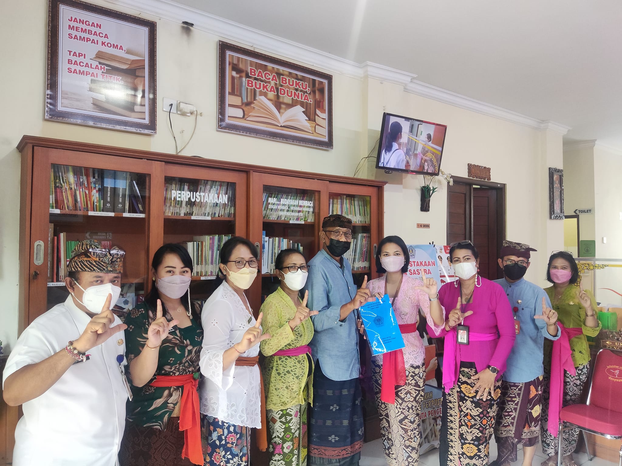Perpustakaan "Eka Sastra" Kelurahan Ubung