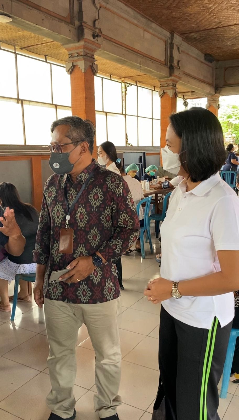 Pelaksanaan Vaksin Dosis 3 (Booster) di Banjar Sedana Mertha